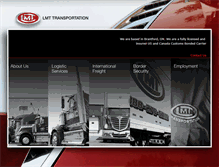 Tablet Screenshot of lmtransportation.ca